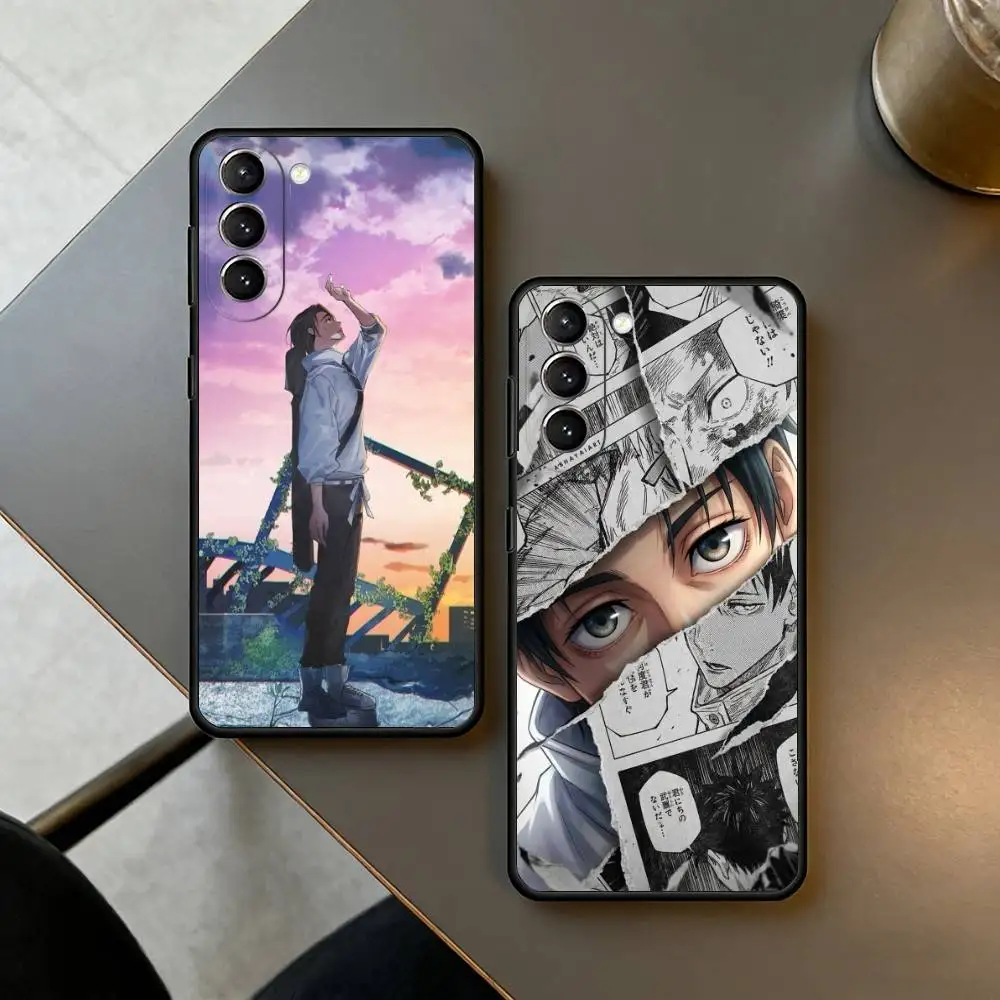 O-Okkotsu Yuta J-Jujutsu K-Kaisen  Phone Case Black Silicone Soft For Samsung S26,S25,S24,S23,S22,S21,S30,Ultra,Plus,Fe,Lite