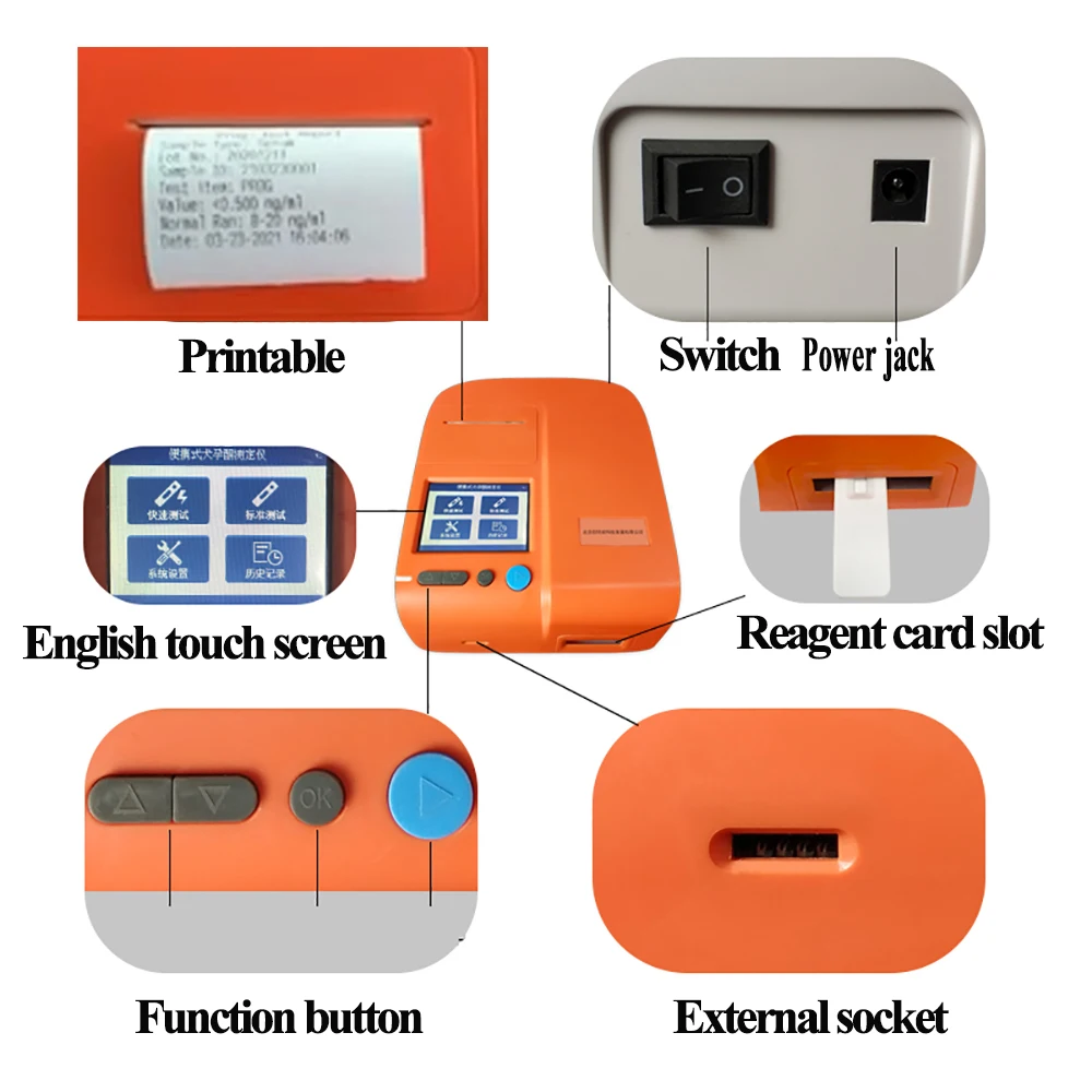 Professional ​Portable Pet Canine Progesterone Analyzer Ovulation Detection Mating Artificial Insemination High Accuracy Clinic