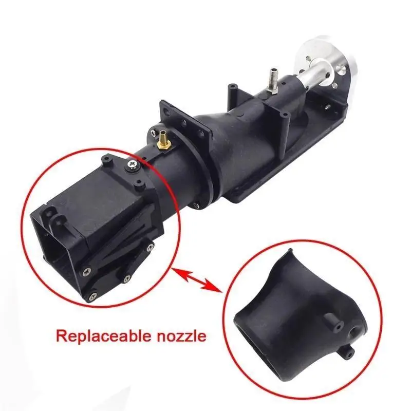 RC Boat Water Thruster 26mm 3-Blade Water Thruster Jet Pump For 40cm-60cm RC Jet Drive And Jet Boats Forward And Backward