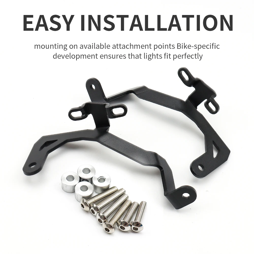 Fit For BMW F900XR 2024 Motorcycle Fog Light Brackets LED Spotlight Support F 900 XR 2020-2023 Metal Black Accessories