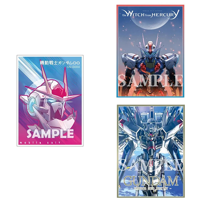60 ピース/セット 67*92 ミリメートルアニメゲームガンダムシリーズ