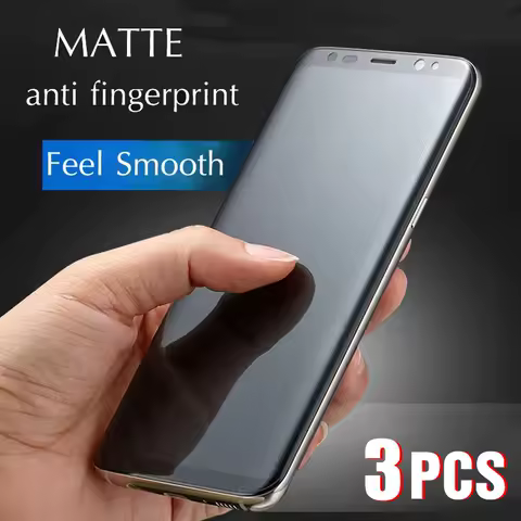 3Pcs Soft Matte Hydrogel Film For Samsung Galaxy S8 S9 S10e S10 S20 S21 S22 S23 S24 Note 8 9 10 Plus 20 Ultra Screen Protector