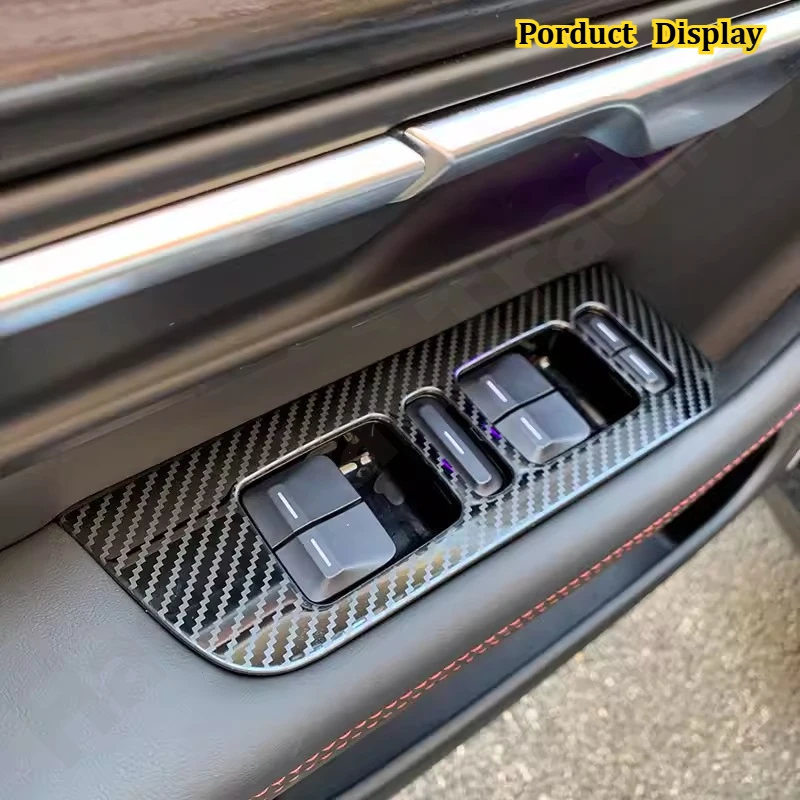 

Наклейка на панель управления стеклоподъемниками для XPENG P7/P7i 2020~2024 / специальный аксессуар для модификации интерьера / автозапчасти