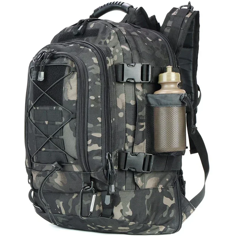 Tactische rugzak voor heren 60L Molle Assault-rugzak Heavy Duty waterdichte bug-out tas met grote capaciteit voor wandelen, kamperen, jagen
