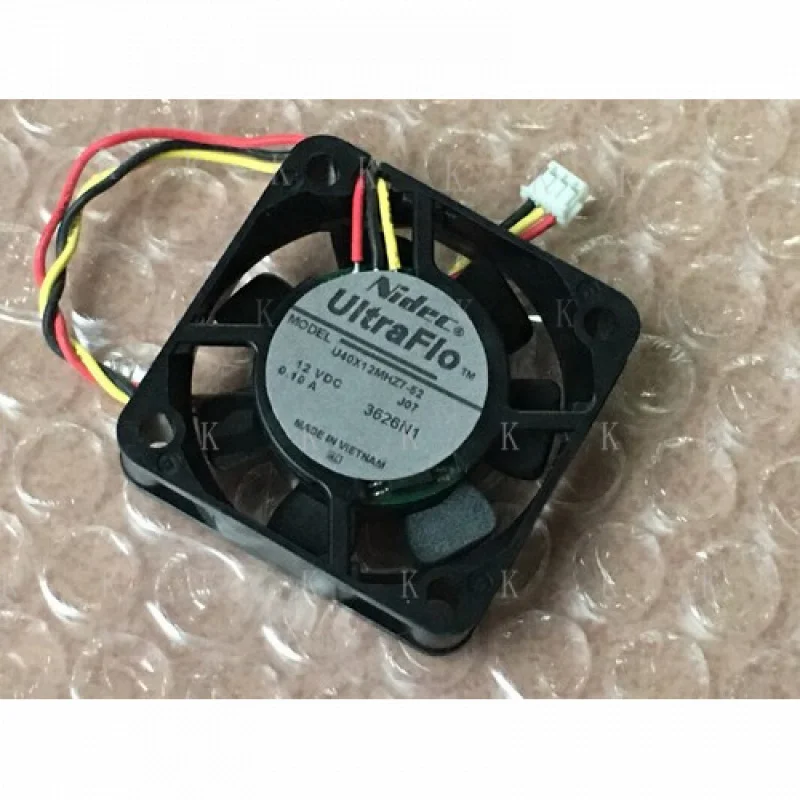 

C 1pcs for Nidec U40X12MHZ7-52 3-wire 12V 0.10A 4cm 3pin for projector fan