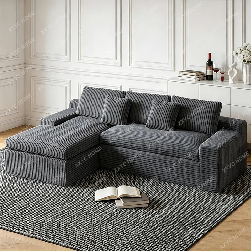 vacuum compression sofa lazy module combination living room small apartment modern simple fabric sofa