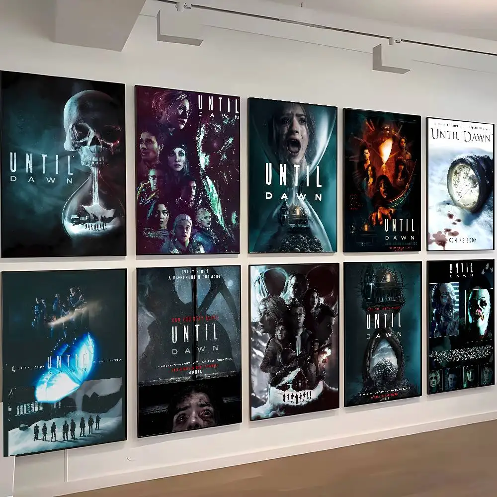 1PC U-Until Dawn Movie Poster Art HD Canvas Advanced Aesthetic Printing Paper Wall Art For Living Room Home Decor