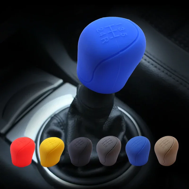 Gear Cover Silicone Handbrake Cover Universal Manual Automatic Head Change Protection Gear Cover Car Interior Accessories