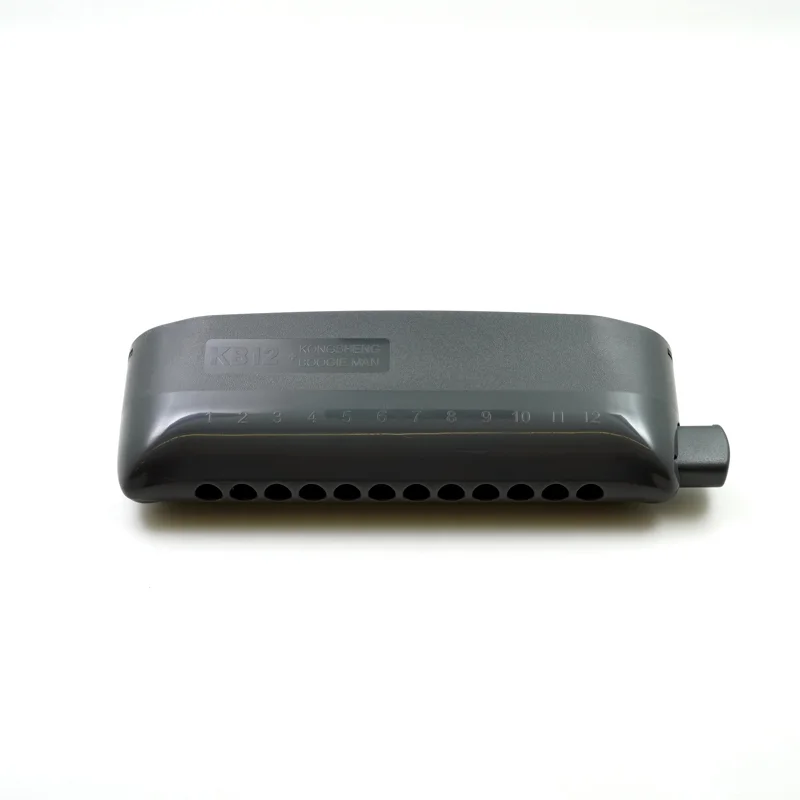 Chromatic Harmonica 12 Hole Phosphor Bronze Reed ABS Metal Body Easy Disassemble Design Musical Instrument