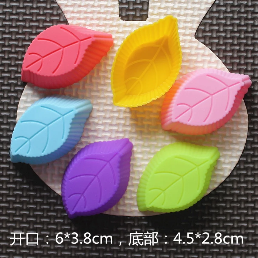 6 Pcs Set Non-Stick Flower Designs Silicone Mold Chocolate Pudding Ice Mould Cupcake Cake Tools DIY Mini Soap Molds Tulip stars - view 5