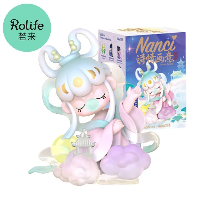 Robotime Rolife Nanci Poetic Beauty Blind Box Action Figures Doll Toys Surprise Box Lady Toys - ZPXX0