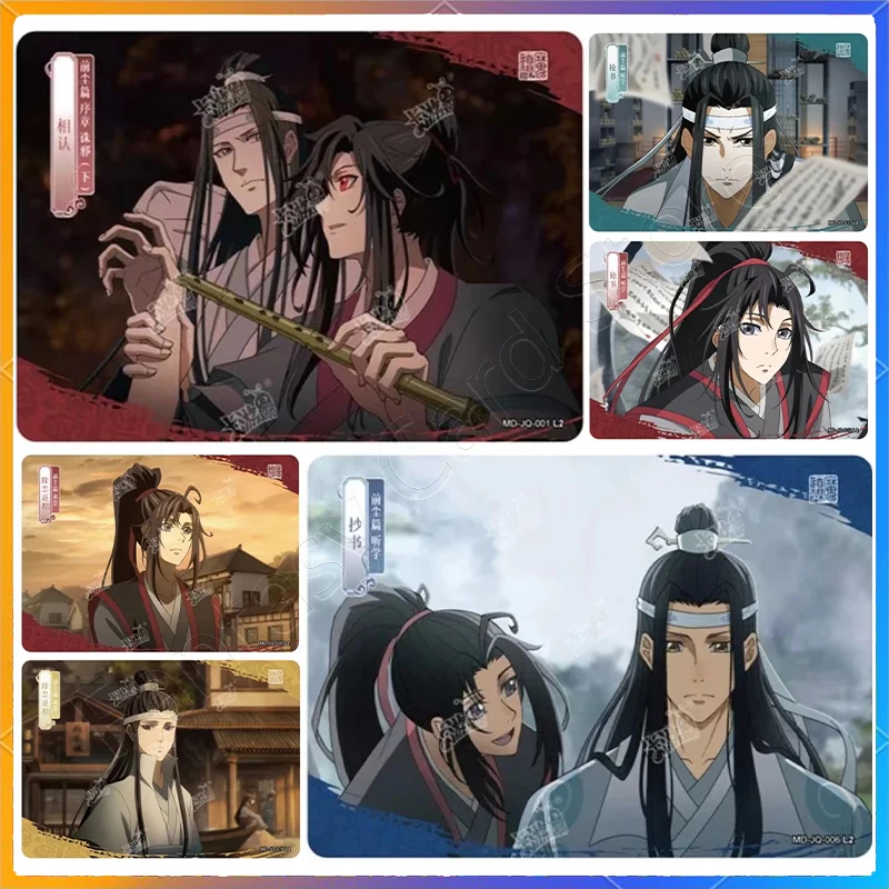 

Original KAYOU Animation MoDaoZuShi Cards JQ card Drunk Dreams Wei Wuxian Lan Wangji Signature Card Collection Card Master Devil