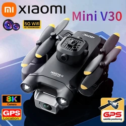 Xiaomi Mini V30 Drone WiFi FPV Importer Profesjonalna kamera 4K HD Unikanie przeszkód Składany zdalnie sterowany quadcopter Zabawka Prezent dla dzieci