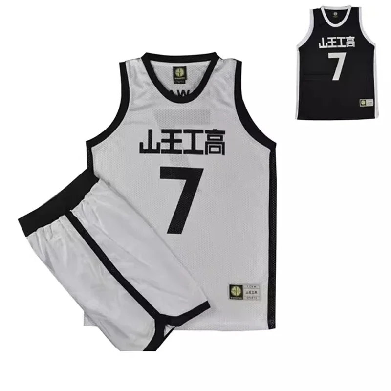 9 Sawakita Anime Shohoku School Basketball Team Jersey Shorts Sets Akita Eiji Sannoh Jersey Sports Wear Uniform Cosplay Costume