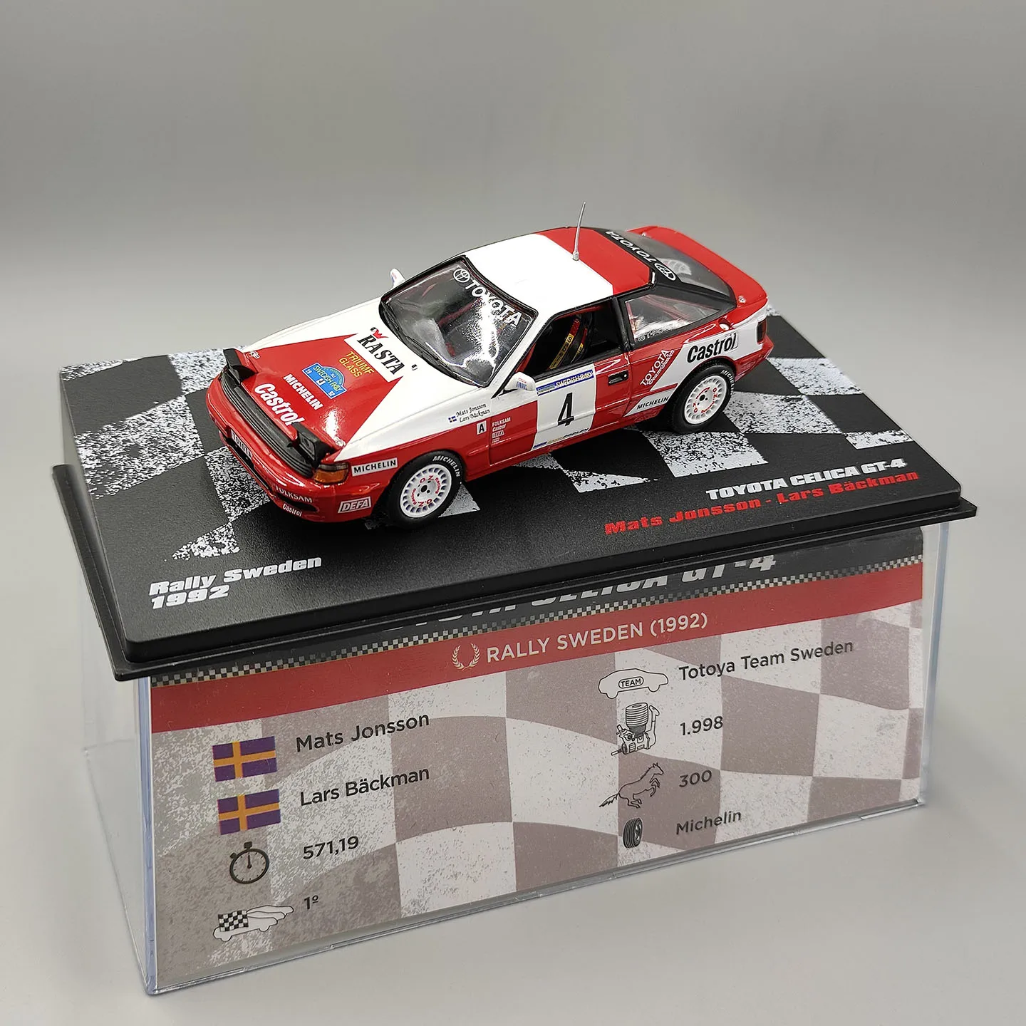 Modelo de Auto de Aleación a Escala 1:43 IXO Celica GT-4 1992