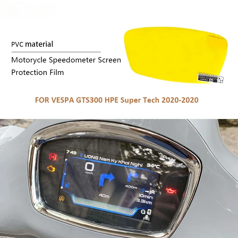 Motorcycle Screen Protector Instrument Speedometer Cluster Scratch For VESPA GTS300 GTS 300 HPE Super Tech 2020