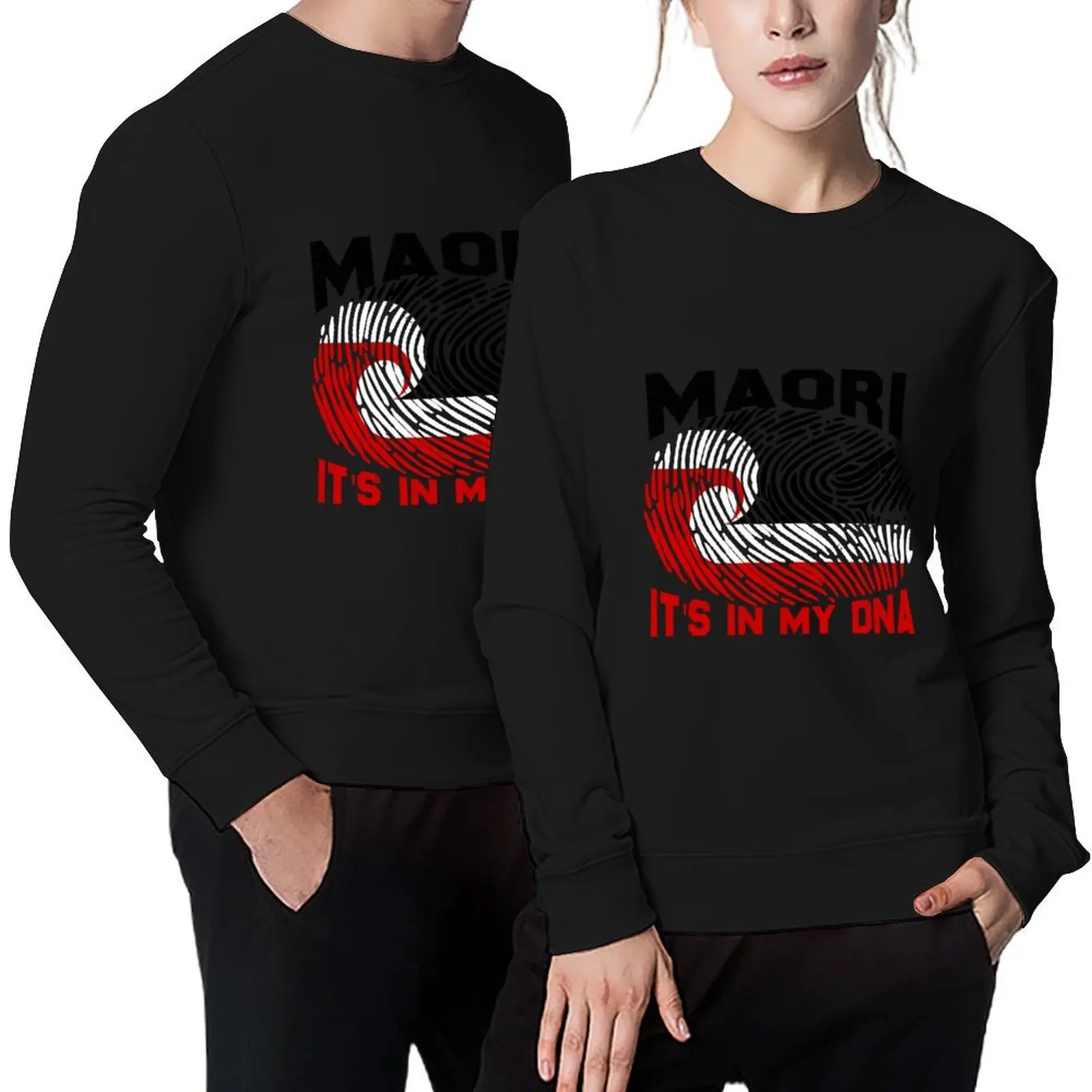 

Maori it's in my dna Pullover men clothes autumn clothes japanese style male clothes sweatshirt