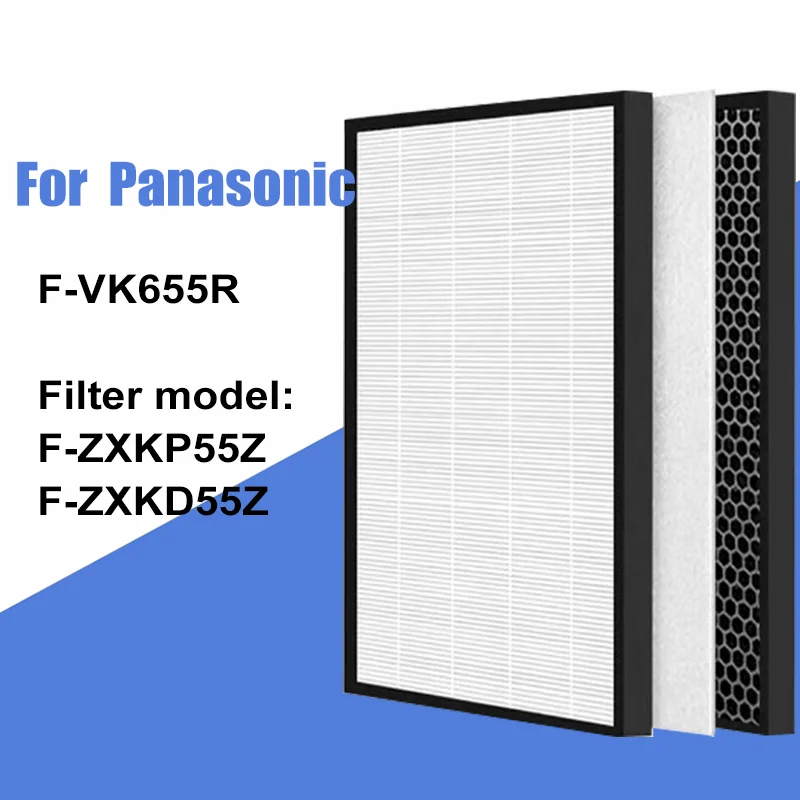 

Hepa Deodorizing Filter F-ZXKP55Z F-ZXKD55Z for Panasonic Air Purifier F-VK655R