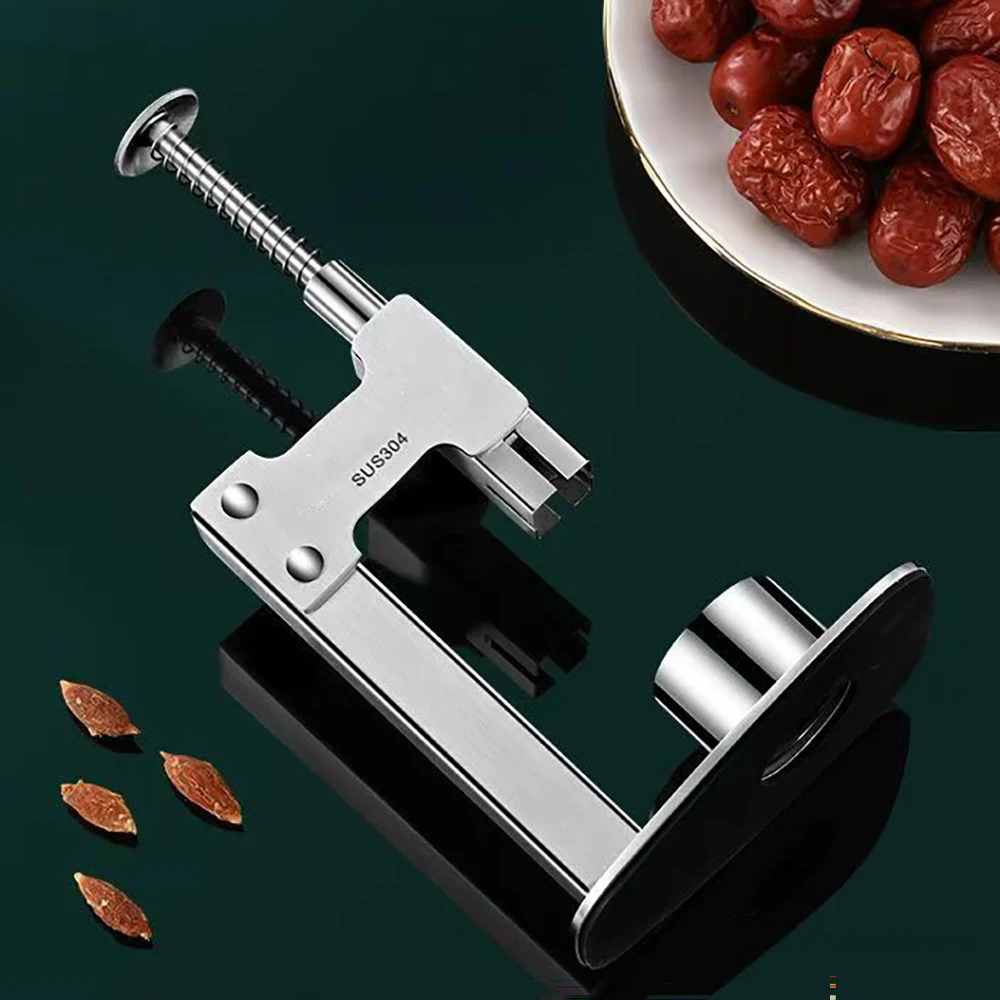 Red Dates Corer Manual Jujube Pitter Cherry Olive Fruit Core Remover Seed Push Out Tools Kitchen Accessories Stainless Steel