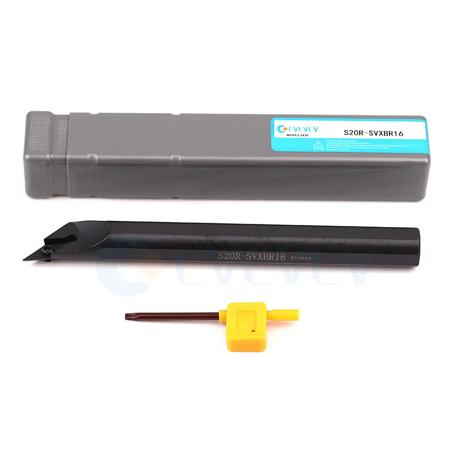 1pc S16Q-SVXBR11 S16Q-SVXBR16 S20R-SVXBR16 S25S-SVXBR16 CNC Lathe Internal Turning Tool Holder SVXBL 16mm 20mm 25mm Use For VBMT