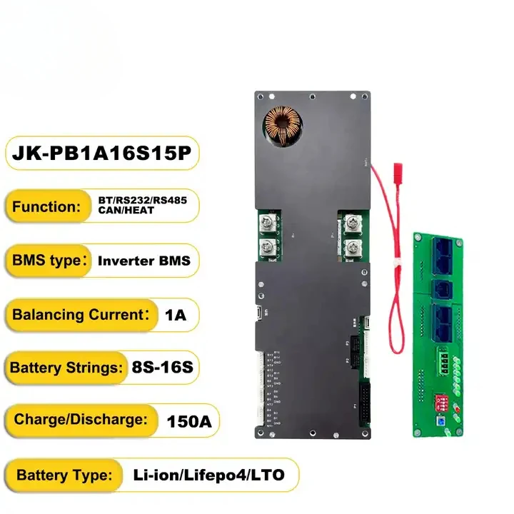 JK-PB2A16S-20P 48V 200A 150A 100A Active Balance Family Energy Storage Inverter