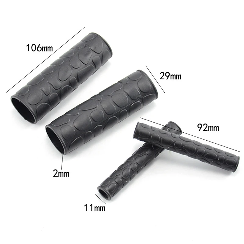 2Pairs Universal Motorcycle Handlebar Grip Brake Clutches Lever Cover Protector Soft Rubber Bar Brake Handle Silicone Sleeve