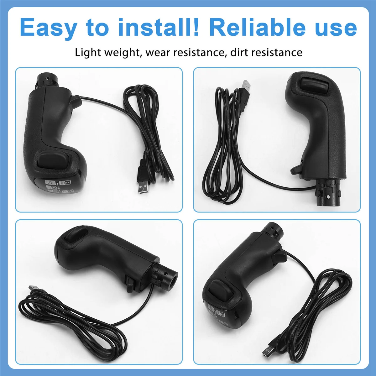 【قسيمة مستخدم جديدة!】مقبض تحويل USB لمحاكاة ناقل الحركة العالية والمنخفضة لـ Logitech G923 G29 G27 TH8A ETS2 ATS #2