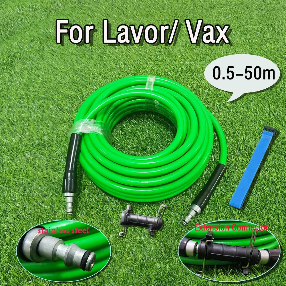 

0.5-50m Anti distortion high-pressure cleaning hose Extension Hose pipeline sewage dredging car washing hose fits for Lavor/ Vax