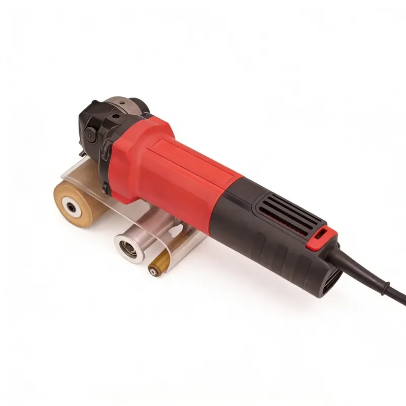 Industrial Electric Flat Belt Sander Variable Speed Ceramic Abrasive 860W Weld Seam Grinding Metal Surface Polishing Angle