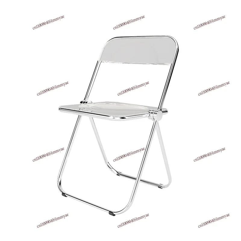 

Shop Stainless Steel Table and Chair Combination Internet Celebrity Dessert Snack Shop Transparent Folding Chair Commercial