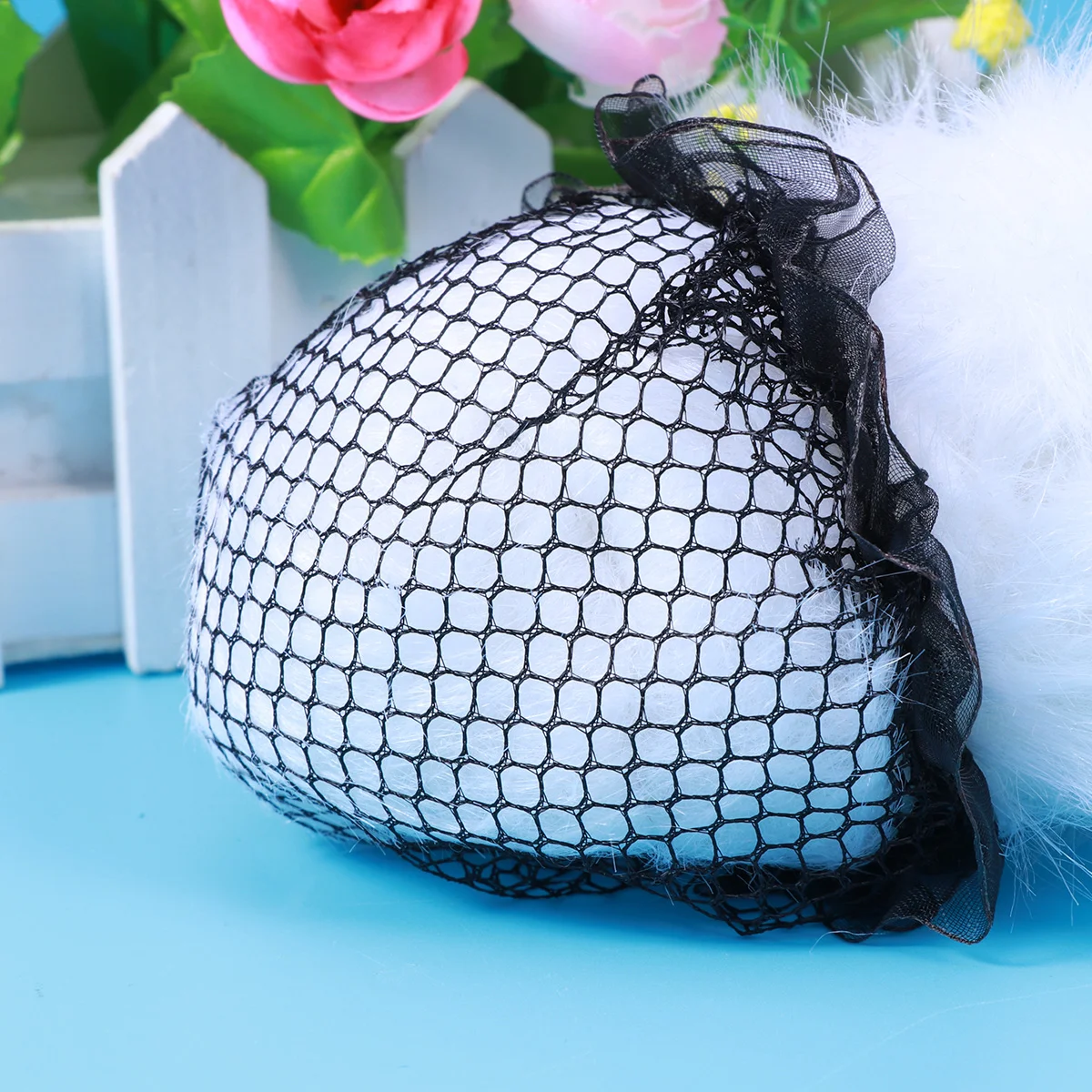 

5Pcs Reusable Hair Bun Nets Lace Mesh Bun Cover for Ballet Dance Skating Gymnastics Performance Drama Wedding