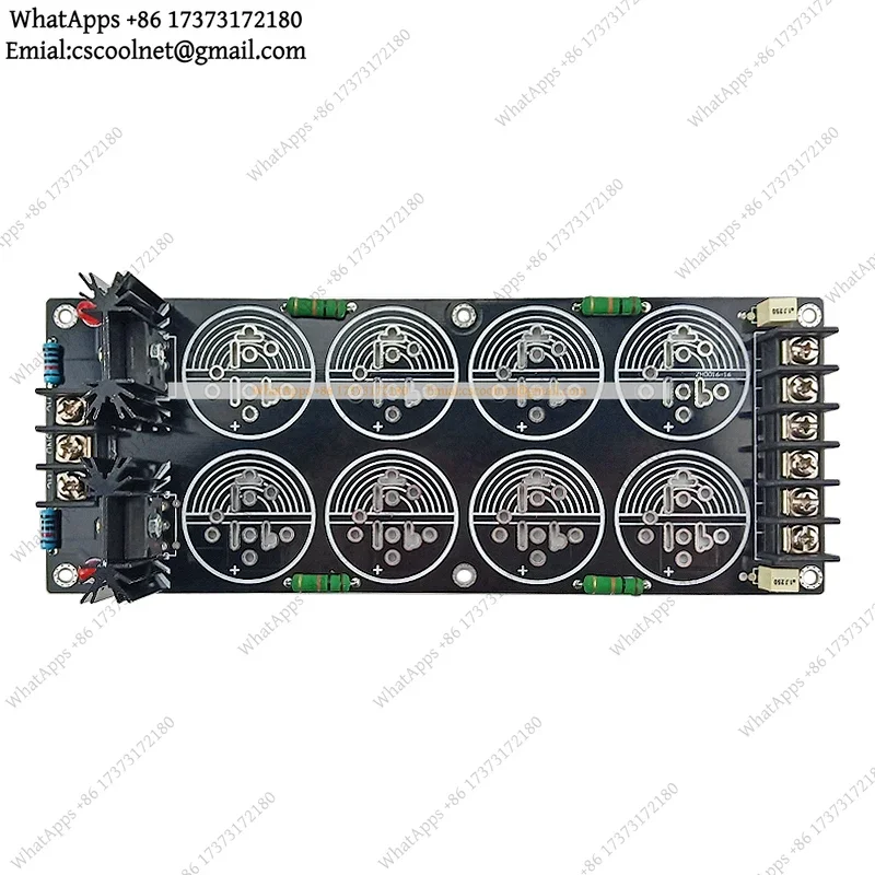 k06 120A Rectifier Filter Power Board Solder 8 Capacitor Schottky Sound Amplifier 35MM Capacitance 207*80MM Electronic Component
