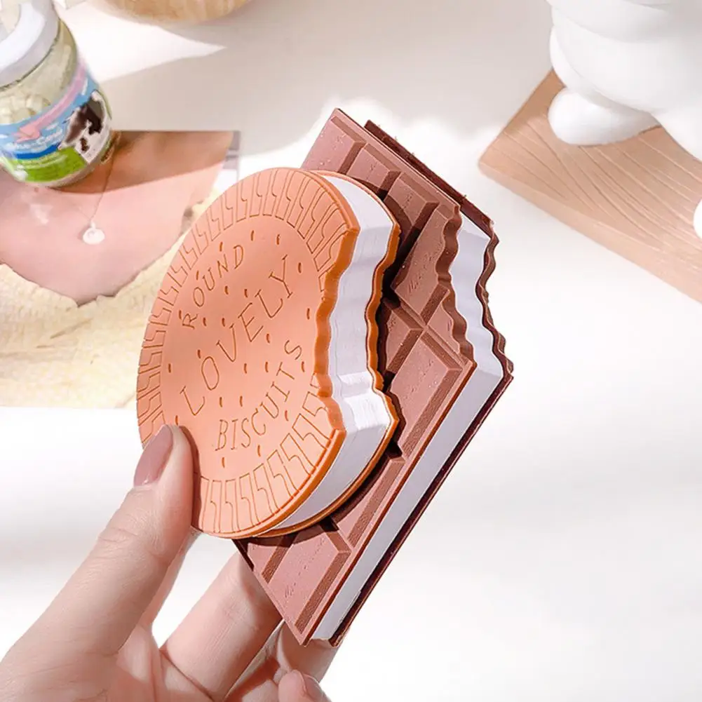 Memo Pad Chocolade Patroon Compact Formaat Papier Student Gebruik Mini Notepad Schoolbenodigdheden