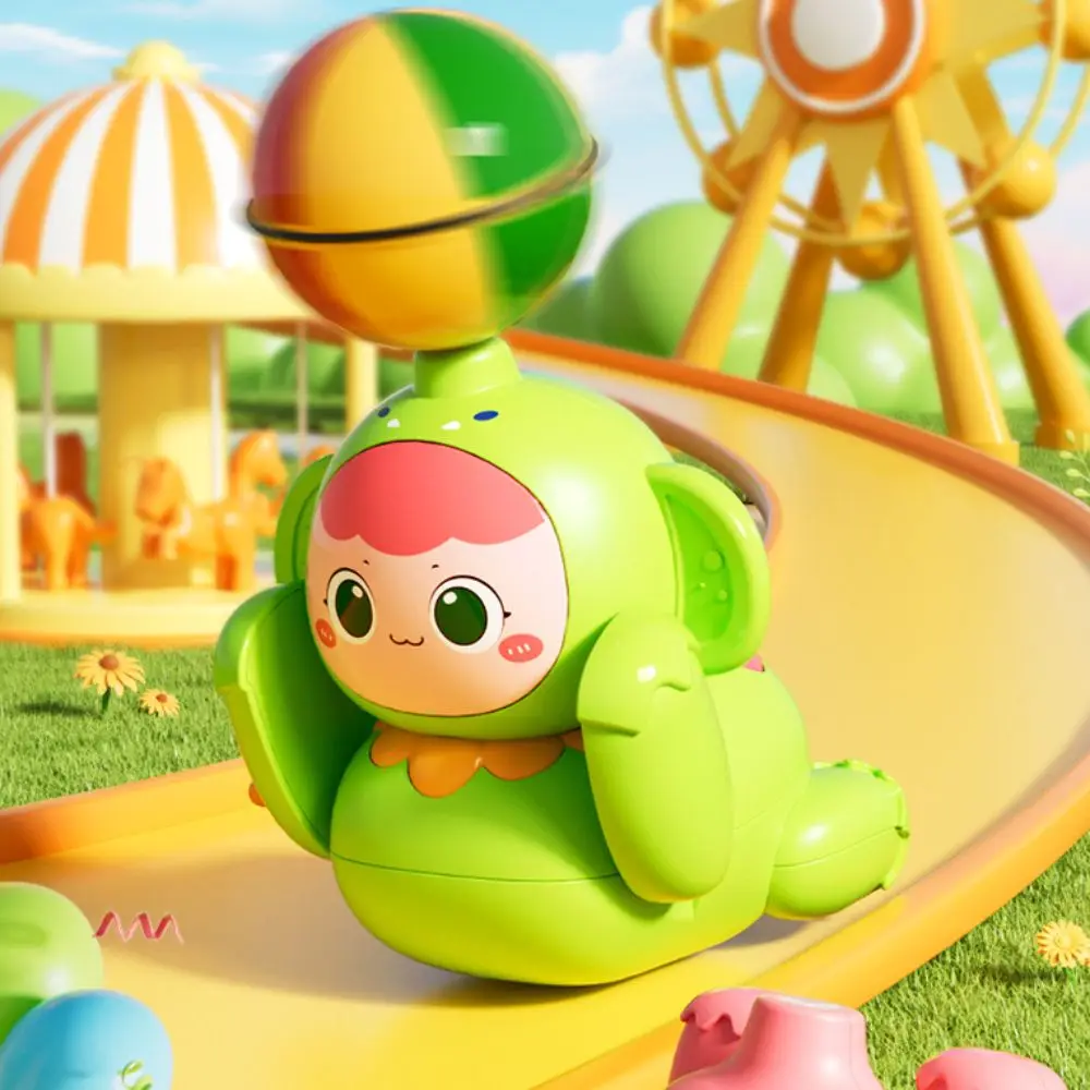 Learns To Crawl Crawling Baby Toys Big Eyes Clockwork Climbing Learning Crawling Doll Cartoon Whistle Twist Walking Duck Baby