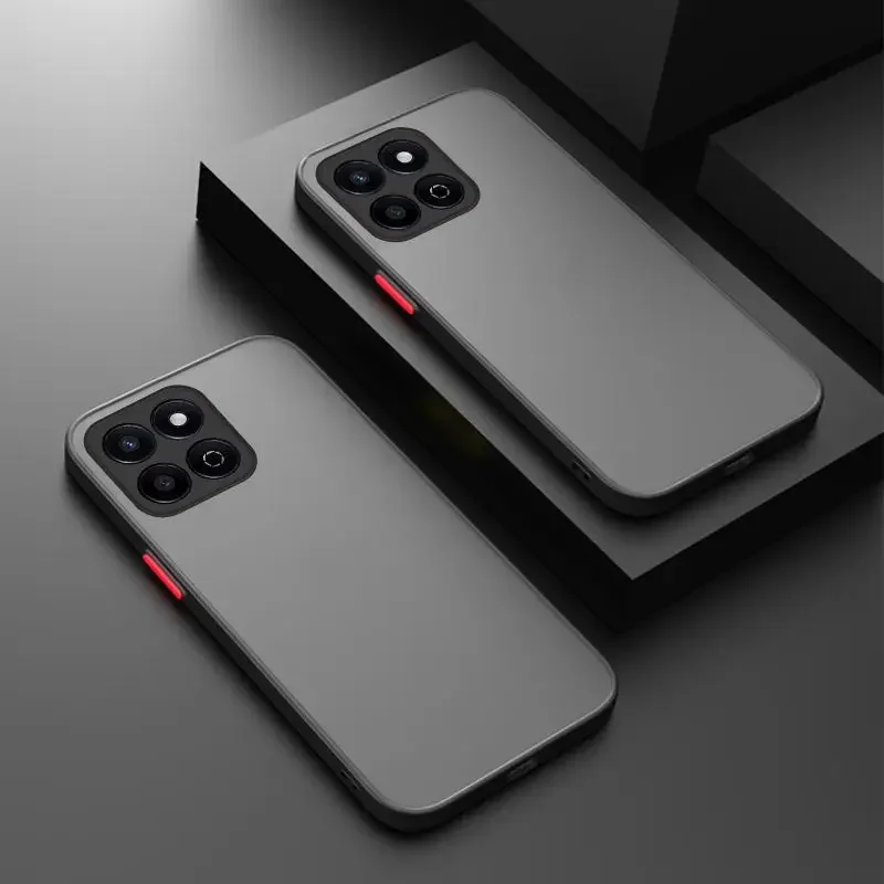 Case For Honor X7C Luxury Matte Skin Feel Magnetic Phone Cover For Honor 200 Smart X 7C Lightweight and Shockproo Bumper Funda
