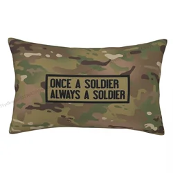 Always A Soldier Pure Hug Pillowcase Camo Camouflage Army Backpack Cojines Livingroom Printed Chair Pillow Covers Decorative