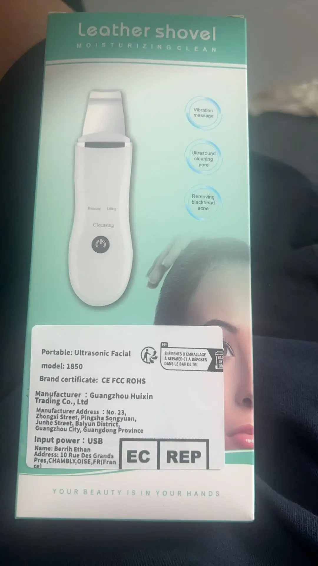 منظف للبشرة بالموجات فوق الصوتية، منظف كهربائي للرؤوس السوداء والمسام للتقشير العميق - جهاز تنظيف الوجه للرؤوس السوداء #4