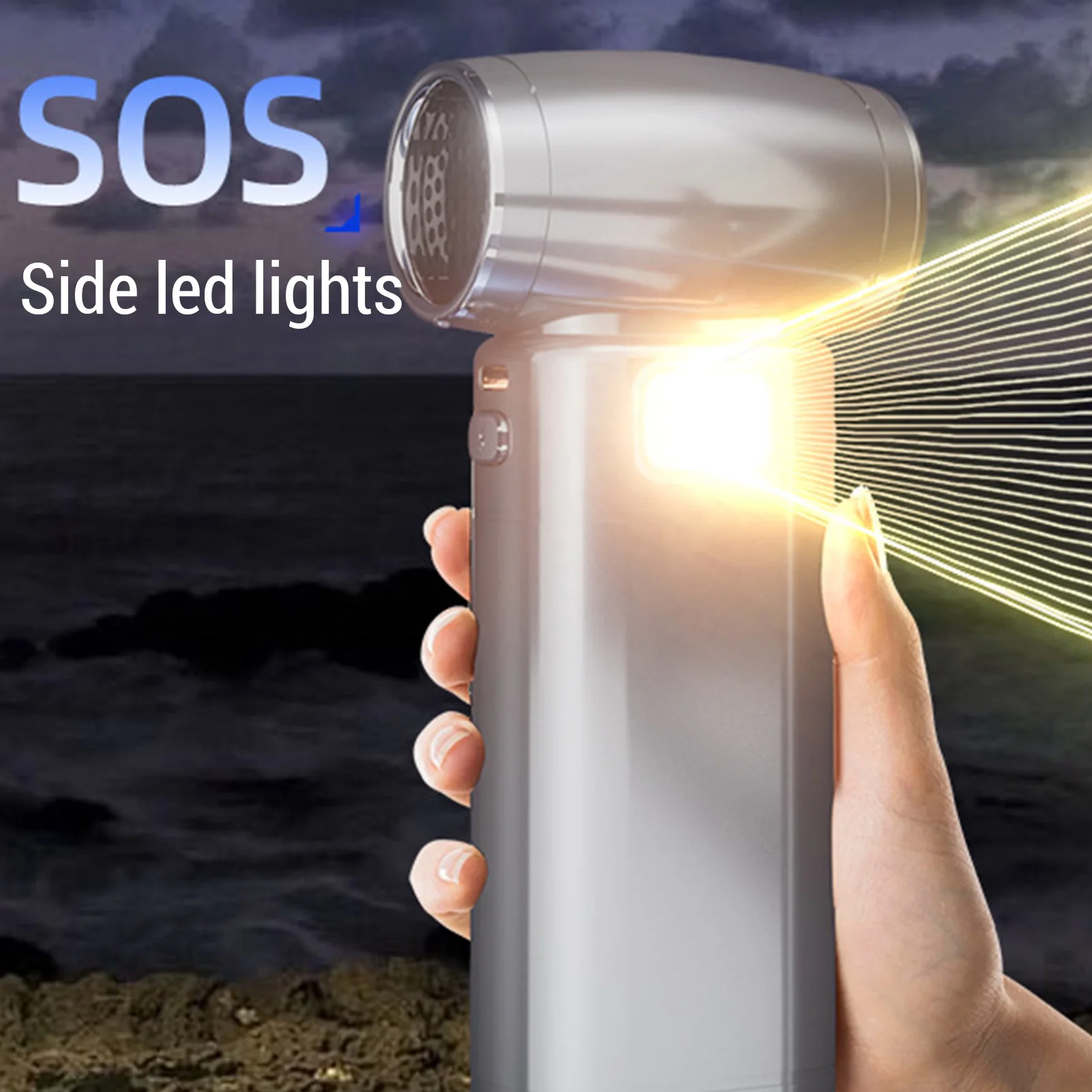 متعددة الوظائف العنيفة مروحة الرقمية فرش السيارات 6 سرعات قابل للتعديل 6000mAh التوربينات منفاخ الهواء للكمبيوتر المنزلي للسيارة #6