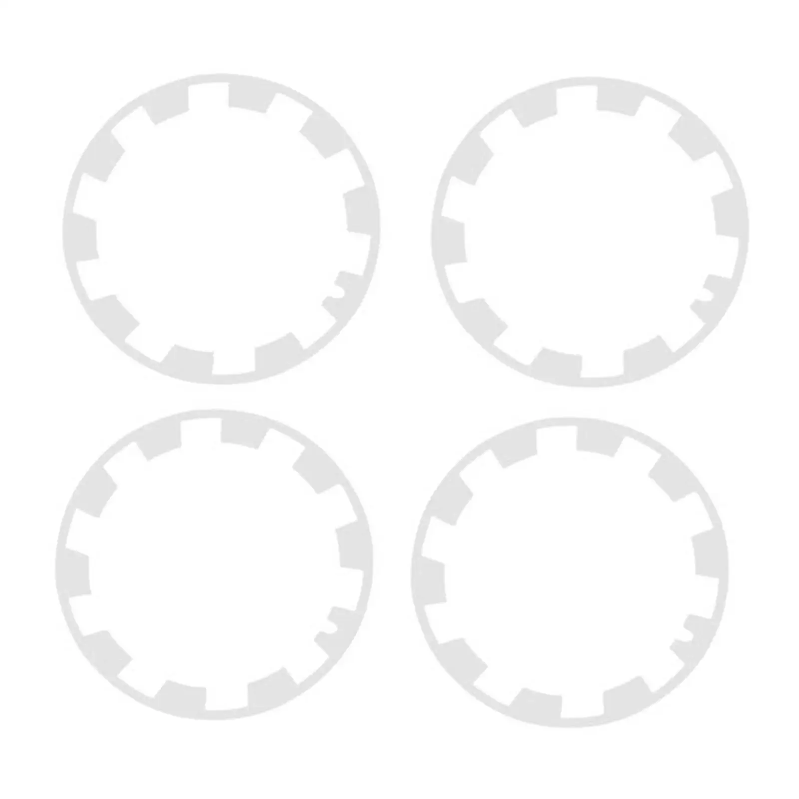 4x Rim Protector Tire Cover Waterproof Easy Installation Replacement 20 Inch for Model Y