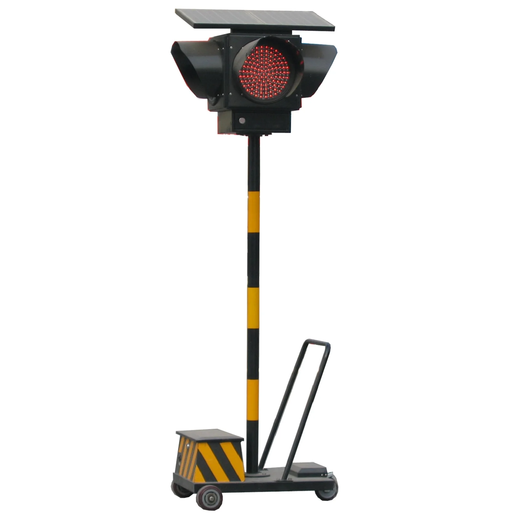 Hot Sale 300mm Solar Portable Traffic Light Wireless Signal Light High Quality