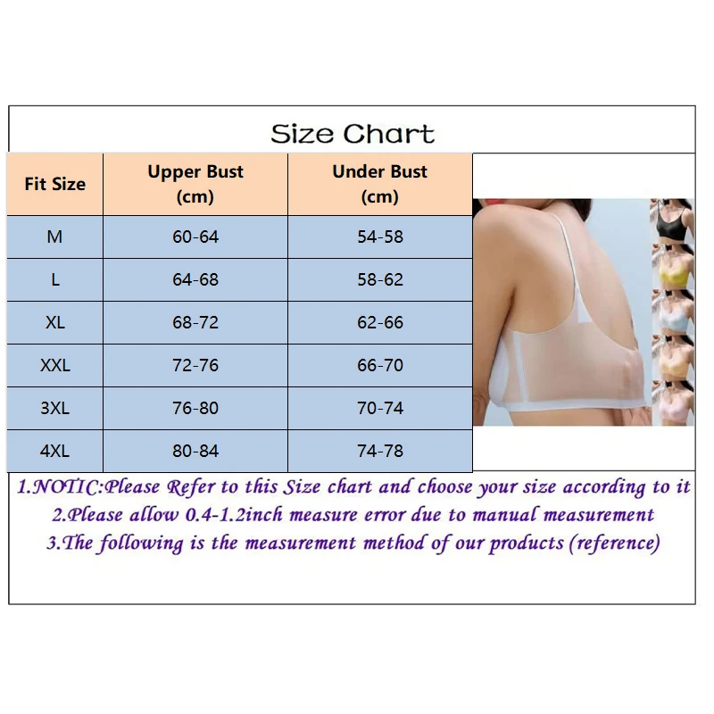 2Pcs Ultra-thin Seamless Bra Ice Silk Breathable Top Women\'s Thin Section Sling Beautiful Back Vest Wireless Bralette M-4XL