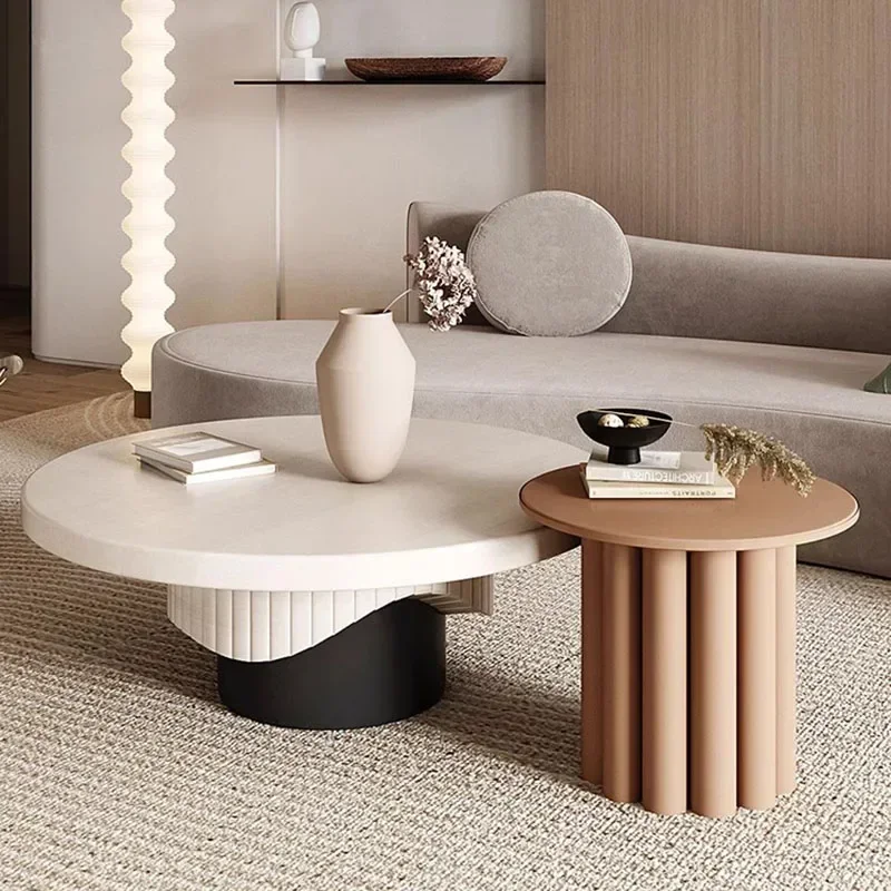 Dining Nordic Round Coffee Table Tea Corner Center Modern Coffee Table Side Small Auxiliary Couchtisch Design Furniture