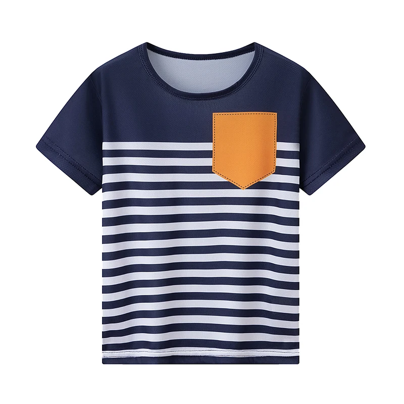 4-piece Children’s Spring And Summer New Item 4Y-12Y Multi Size Brother Outfit Short Sleeved Fashionable Mixed Color Boy’s T-shi 3 4-piece Children's Spring And Summer New Item 4Y-12Y Multi Size Brother Outfit Short Sleeved Fashionable Mixed Color Boy's T-shi 3