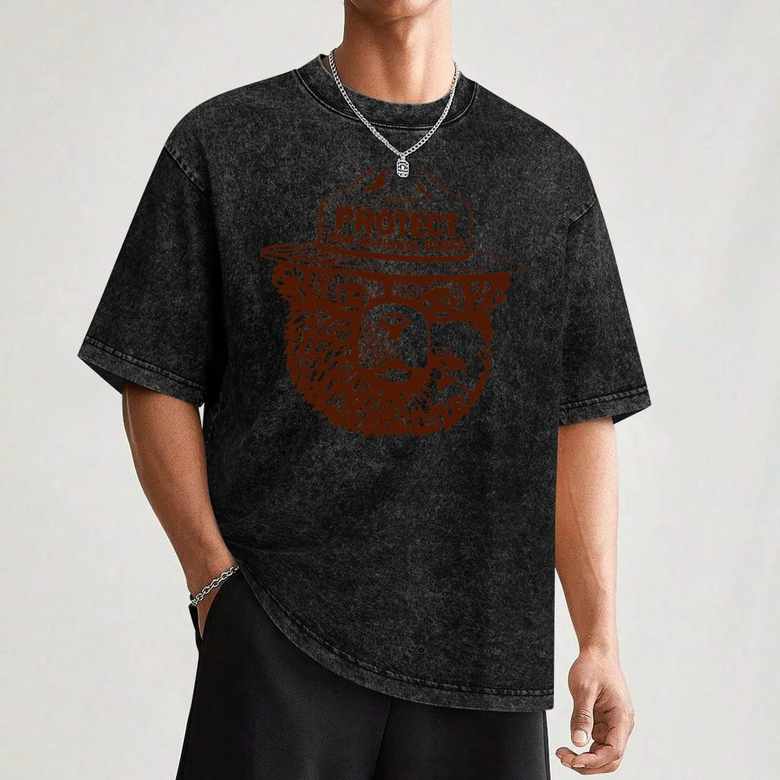Protect Our Parks T-Shirt grafika Anime t-shirt zwykłe t shirty mężczyźni