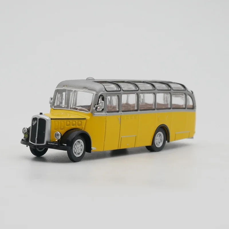 Diecast IXO 1:72 Scale Ist Saurer L4C Swiss Bus Alloy Car Model Collectible Toy Gift Souvenir Display