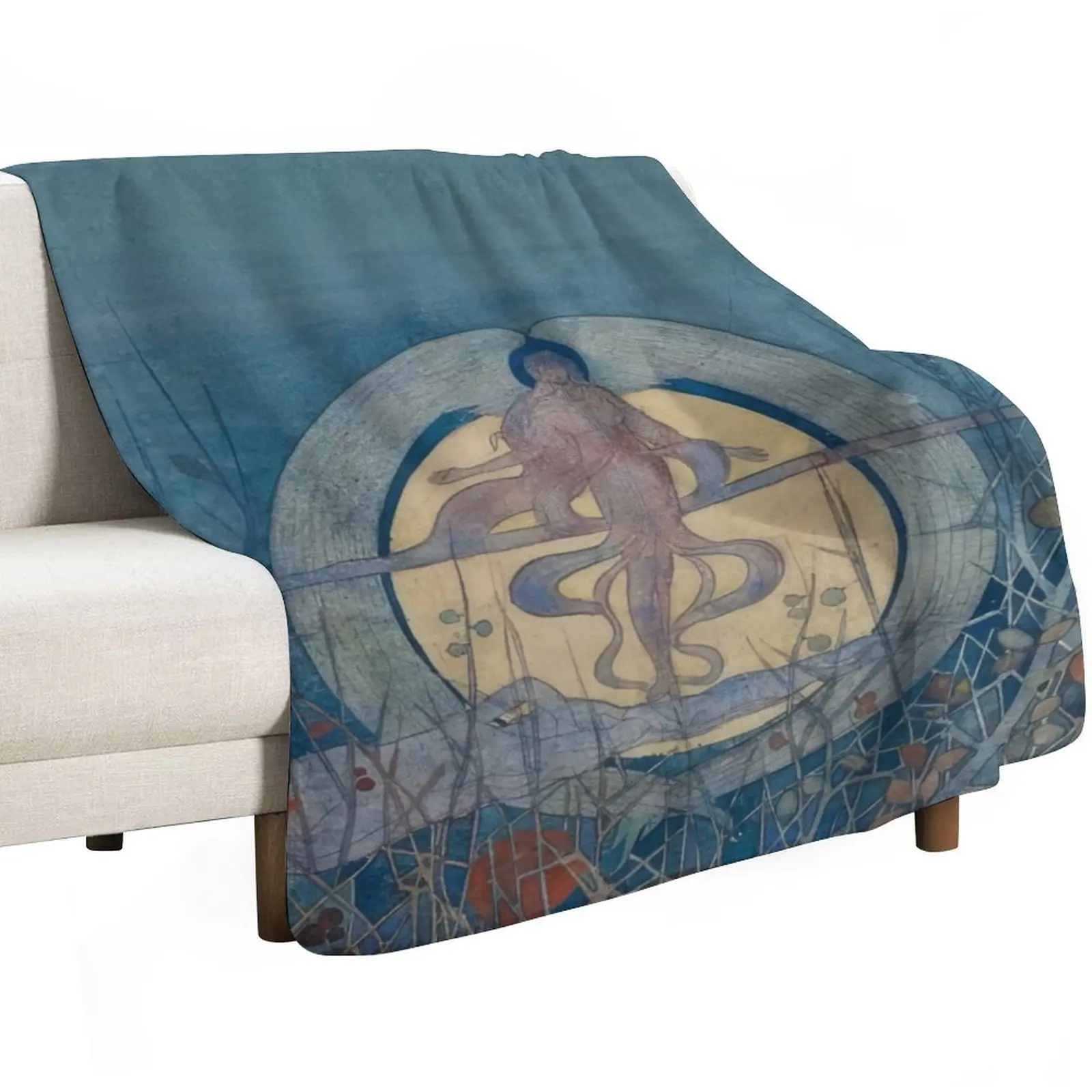 charles rennie mackintosh art nouveau, paintings, artwork, prints Throw Blanket Fluffy Cozy Throw Blanket for Home Decor