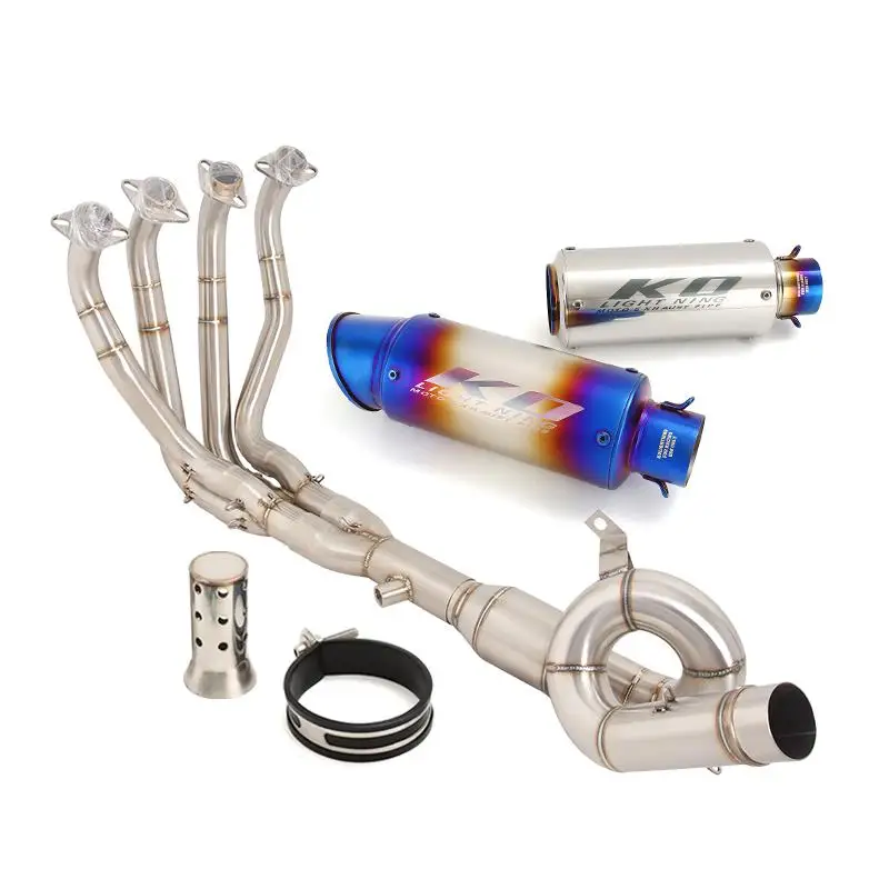 

For Kawasaki Z900 2017-2019 Motorcycle Slip On Complete Exhaust System Front Link Pipe Muffler Escape Stainless Steel DB Killer