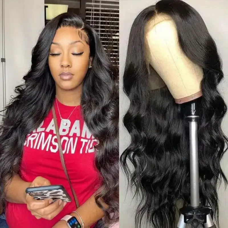 2026 New Highlight human hair wig, piano color, lace front wig, Brazilian wig, women's  blonde hair, lace wig, honey body wave image 6