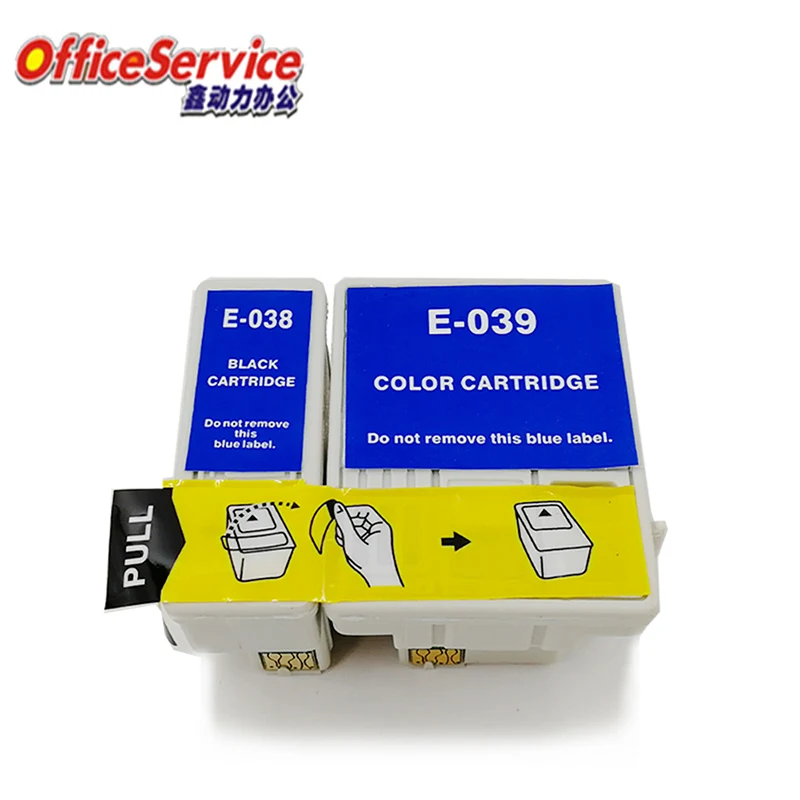 

T038 T039 картридж, совместимый с принтером Epson Stylus C41 C41UX C43UX C45 CX1500 CX1500V