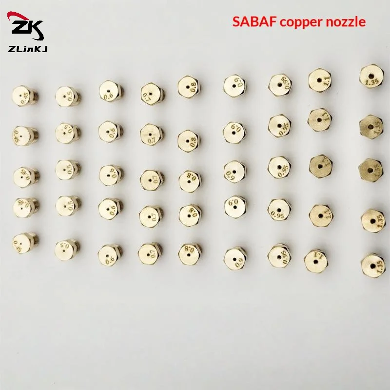(ZYDD01) 5PCS Burner Gas Hob LPG- Conversion Kits Jets 50 65 70 87 95 Brass Nozzle For Gas Stove Brass Nozzle Propane Injector